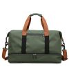 Foldable Waterproof Gym Bag Carry Duffel Bag for Sports and Travel - green