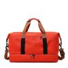 Foldable Waterproof Gym Bag Carry Duffel Bag for Sports and Travel - orange
