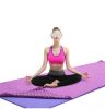 Sweat Absorbent Odorless Microfiber Mat Cover, Non-Slip Yoga Mat Towel for Indoor and Outdoor Fitness, Exercise with Carrying Mesh Bag 72x24 Inches -
