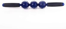 3 Balls Muscle Roller Cellulite Massager Fascia Roller for Cellulite and Sore Muscles Neck Leg Back Body Roller Deep Tissue Massage Stick Tools - blue
