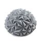 Polygonal Design Massage Ball Balancing Pods Half Round Yoga Balance Massager Ball for Children and Adults Fitness Exercise Gym Pods - gray