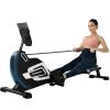 Magnetic Rowing Machine Folding Rower with 14 Level Resistance Adjustable, LCD Monitor and Tablet Holder for Foldable Rower Home Gym Cardio Workout -