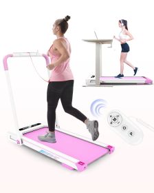 FYC 2 in 1 Under Desk Treadmill - 3.5 HP Folding Treadmill for Home, Installation-Free Foldable Treadmill Compact Electric Running Machine, Remote Con