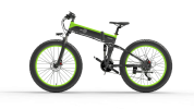 Bezior X1500 Full Suspension 1500W Motor 48V 26inch Wheel Foldable Electric Bike - black