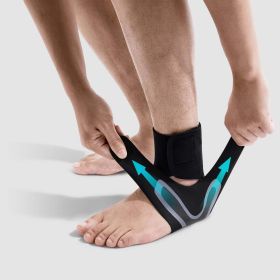 FitVille X-cushion Ankle Brace - Black - M