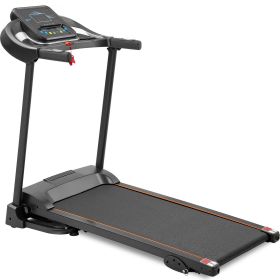 Compact Easy Folding Treadmill Motorized Running Jogging Machine with Audio Speakers and Incline Adjuster RT - MS196422AAA