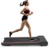Under Desk Treadmill Machine 300 LB Capacity Walking Pad for Home Office - as pic
