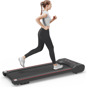 Under Desk Treadmill Machine 300 LB Capacity Walking Pad for Home Office - as pic