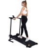 Manual Treadmill Non Electric Treadmill with 10&deg; Incline Small Foldable Treadmill for Apartment Home Walking Running (Mode GHN213) - as pic