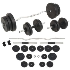 Barbell and Dumbbell Set 132.3 lb - 91402