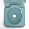 5 Gallon Portable Toilet, Flush Potty, Travel Camping Outdoor XH - green