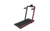 2 in 1 Under Desk Treadmill, 2.5HP Folding Electric Treadmill Walking Jogging Machine for Home Office with Remote Control, Red - as Pic