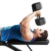 Adjustable Multi Utility Weight Bench for Racks and Home Gyms - Black