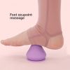 Multifunctional Muscle Massage Ball; Deep Tissue Back; Arm And Foot Massager For Pain Relief - Purple