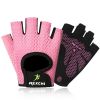 Breathable Fitness Gloves Gym Weightlifting Yoga Bodybuilding Training Sports Thin Non-slip Half Finger Cycling Gloves Equipment - Black M2 - China