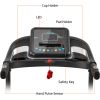 Compact Easy Folding Treadmill Motorized Running Jogging Machine with Audio Speakers and Incline Adjuster RT - MS196422AAA