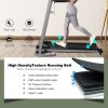 Foldable Electric Treadmill 2.5HP Motorized Running Machine with 12 Perset Programs 265LBS Weight Capacity Walking Jogging Treadmill - as pic