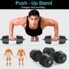 Adjustable Dumbbell Set 44 LBS with Curl Bar, Barbell Weight Set for Home Gym, 3 in 1 Dumbellsweights Set for Men and Women - 20KG