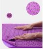 Sweat Absorbent Odorless Microfiber Mat Cover, Non-Slip Yoga Mat Towel for Indoor and Outdoor Fitness, Exercise with Carrying Mesh Bag 72x24 Inches -