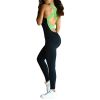 Women  Sports YOGA Workout Gym Fitness Jumpsuit - Green - XXL