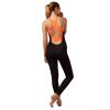 Women  Sports YOGA Workout Gym Fitness Jumpsuit - Orange - XXL
