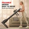 Folding Treadmill for Home Workout, Electric Walking Treadmill Machine 12 Preset or Adjustable Programs 250 LB Capacity(Mode GHN5381) - as Pic