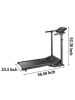 Folding Treadmill for Home Workout, Electric Walking Treadmill Machine 12 Preset or Adjustable Programs 250 LB Capacity(Mode GHN5381) - as Pic