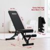 Adjustable Weight Bench; Foldable Strength Training Bench for Full Body Workout; Exercise Bench for Home Gym - default