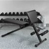 Multi-Functional Adjustable Weight Bench Strength Workout Body Exercise - Black