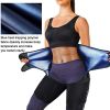 3 in 1 Waist Trimmers for Women Workout Sweat Waist Trainer Body Shaper - Silver - XXL/3XL