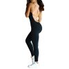 Women  Sports YOGA Workout Gym Fitness Jumpsuit - Pink - XXL