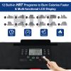 Electric Treadmill Foldable Exercise Walking Machince for Home/Office LCD Display, Peak 2.5HP, 0.6-7.6MPH, Compact Folding Easy Assembly 12 Preset Pro
