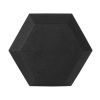 Rubber Encased Hex Dumbbell,25-35lbs,Single - 30lbs