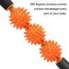 3 Balls Muscle Roller Cellulite Massager Fascia Roller for Cellulite and Sore Muscles Neck Leg Back Body Roller Deep Tissue Massage Stick Tools - oran