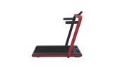 2 in 1 Under Desk Treadmill, 2.5HP Folding Electric Treadmill Walking Jogging Machine for Home Office with Remote Control, Red - as Pic