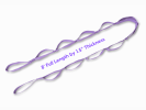 12-Loop Strap for Stretching for Yoga, Pilates, Physical Therapy, Dance, and Gymnastics - Purple