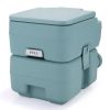 5 Gallon Portable Toilet, Flush Potty, Travel Camping Outdoor XH - green
