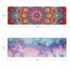 Yoga Mat Suede Tie-Dye Non-Slip Fitness Losing Weight Slim Aerobic Yoga Pad Camping Exercise Massage Pilates Gym Sports Mat - tie dye