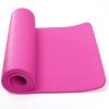 0.6-inch Thick Yoga Mat Anti-Tear High Density NBR Exercise Mat Anti-Slip Fitness Mat - Pink