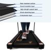 FYC Folding Treadmill for Home with Desk - 2.5HP Compact Electric Treadmill for Running and Walking Foldable Portable Running Machine for Small Spaces