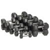 Rubber Encased Hex Dumbbell,25-35lbs,Single - 35lbs