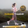 Under Desk Treadmill , Walking Treadmill 2 in 1 for Walking , Quiet and Powerful, Installation-Free - as Pic
