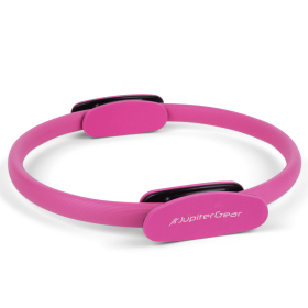 Pilates Resistance Ring for Strengthening Core Muscles (Color: Pink)